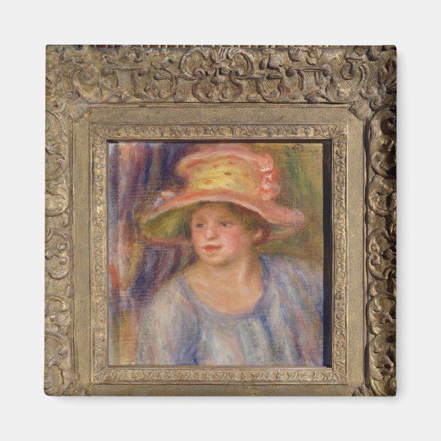 Imã Pierre A Renoir | Mulher com chapéu (Frente)