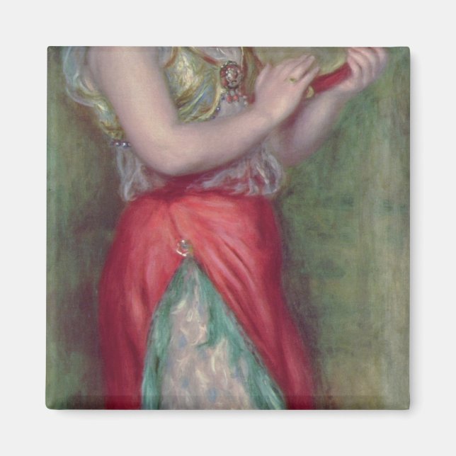 Imã Pierre A Renoir | Rapariga com Tambourine (Frente)