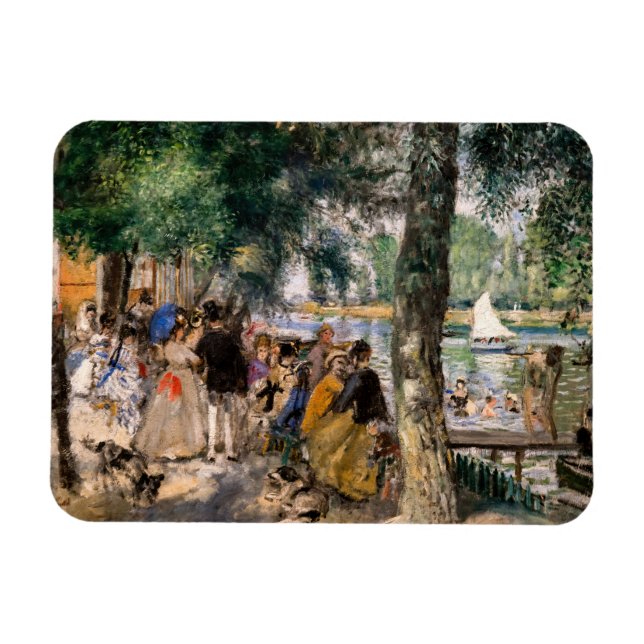 Ímã Pierre-Auguste Renoir - Banho no Sena (Horizontal)