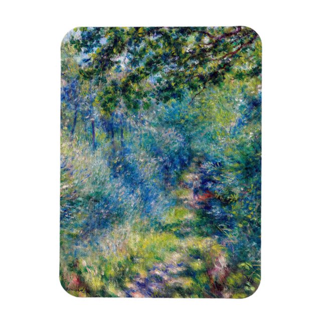 Ímã Pierre-Auguste Renoir - Caminho na Floresta (Vertical)