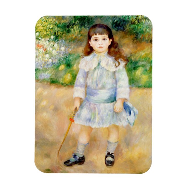 Ímã Pierre-Auguste Renoir - Criança com chicote (Vertical)