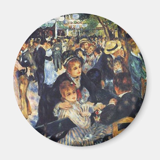 Imã Pierre Auguste Renoir - Dança no Le Moulin de la G (Frente)