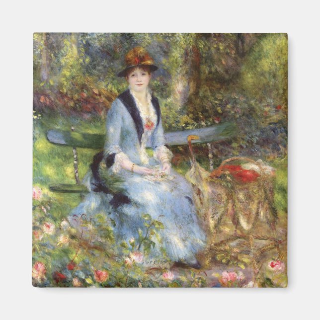 Imã Pierre-Auguste Renoir - Dans les Rosa P (Frente)