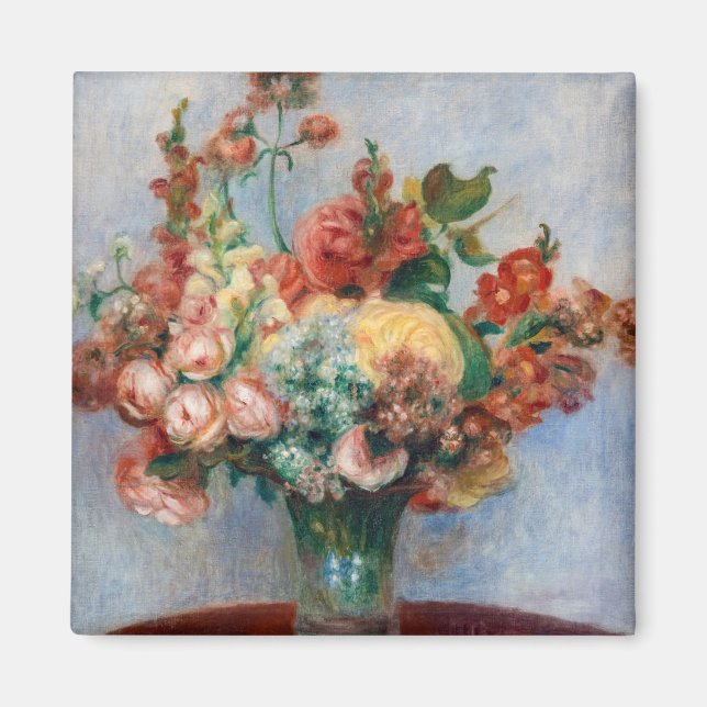 Imã Pierre-Auguste Renoir - Flores em um Vaso (Frente)