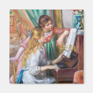 Imã Pierre Auguste Renoir - Jovens Meninas no Piano