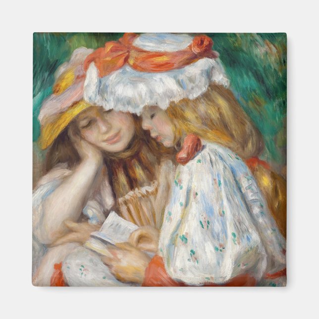 Imã Pierre-Auguste Renoir - Leitura De Duas Raparigas (Frente)