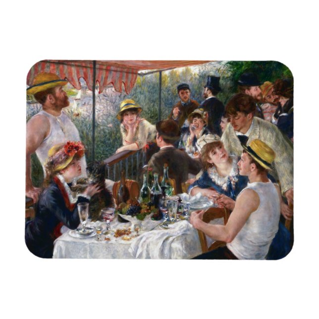 Ímã Pierre-Auguste Renoir - Luncheon do Partido Barco (Horizontal)