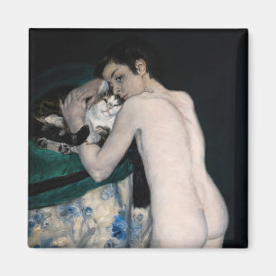 Imã Pierre-Auguste Renoir - Menino com um Gato