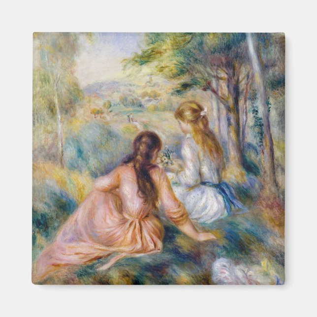 Imã Pierre-Auguste Renoir - No Prado (Frente)