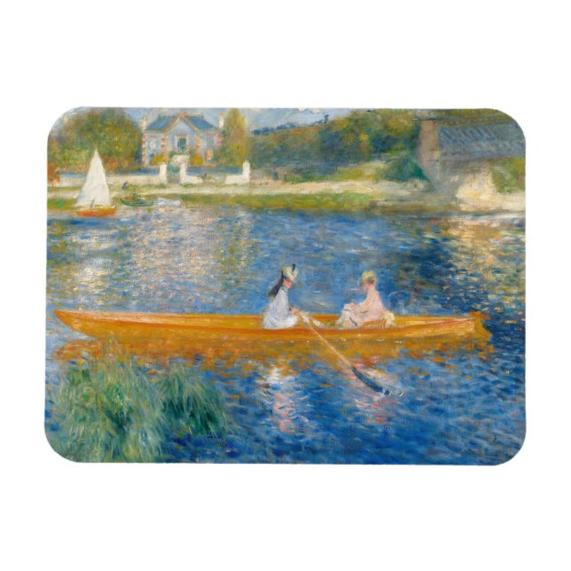 Ímã Pierre-Auguste Renoir - O Skiff (Horizontal)