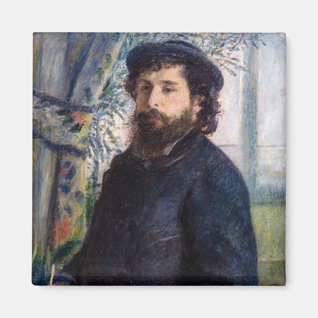 Imã Pierre Auguste Renoir - Retrato de Claude Monet (Frente)