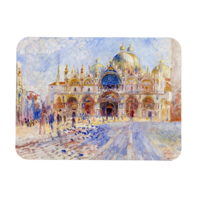 Ímã Pierre-Auguste Renoir - Veneza, Piazza San Marco (Horizontal)