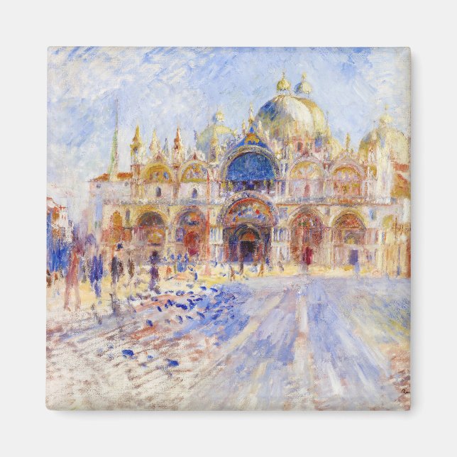 Imã Pierre-Auguste Renoir - Veneza, Piazza San Marco (Frente)