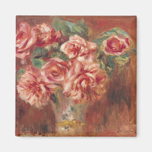 Imã Pierre rosas de Renoir um em um vaso