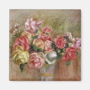 Imã Pierre rosas de Renoir um   em um vaso de Sevres