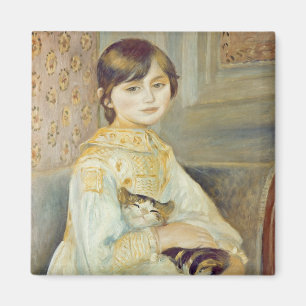 Imã Pierre um Renoir   Julie Manet com gato
