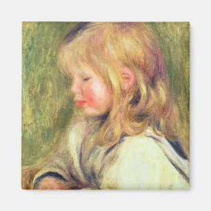 Imã Pierre uma criança de Renoir em uma leitura