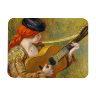 Ímã Pierre uma mulher espanhola nova de Renoir com