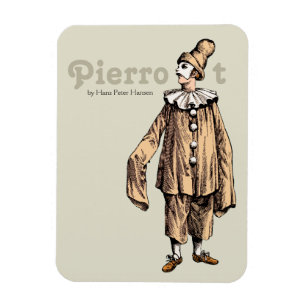 Ímã Pierrot por Hans Peter Hansen CC0176