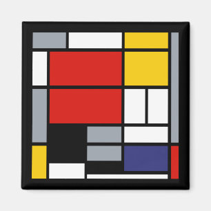 Imã Piet Mondrian, Composição com Grande Plano Vermelh