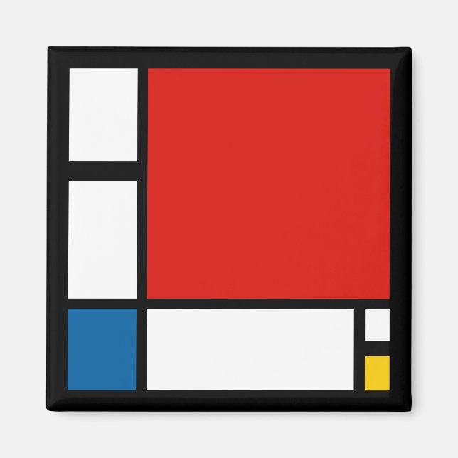 Imã Piet Mondrian, Composição ii (Frente)