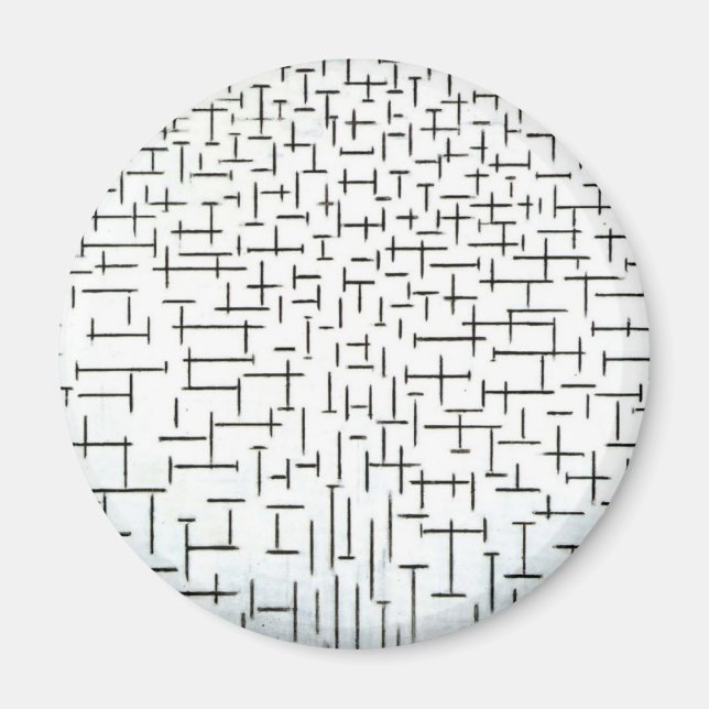 Imã Piet Mondrian Modern Art (Frente)