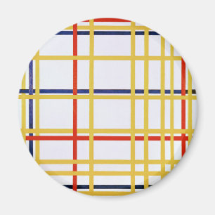 Imã Piet Mondrian Nova York I Arte Abstrata