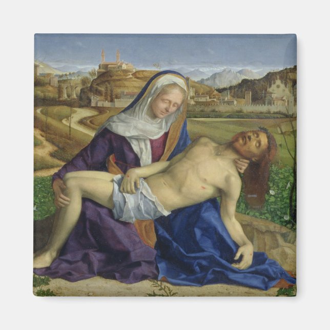 Imã Pieta, c.1505 (óleo no painel) (posto 1996 restor) (Frente)