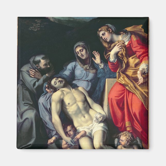 Imã Pieta com Rua. Francis e Rua. Mary Magdalene, c.1 (Frente)