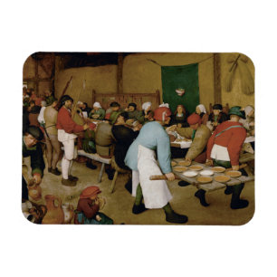 Ímã Pieter Bruegel a pessoa idosa - casamento do
