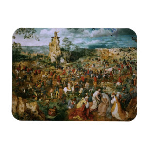 Ímã Pieter Bruegel a procissão da Pessoa idosa- ao