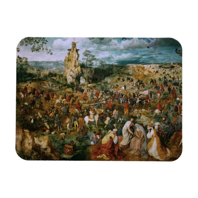 Ímã Pieter Bruegel, o Velho, a Procissão do Calvário (Horizontal)