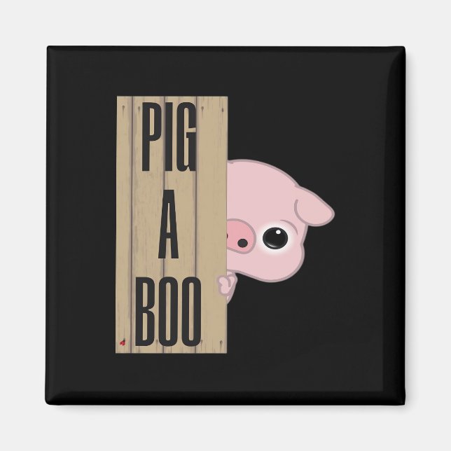 Imã Pig A Cerca De Boo (Frente)
