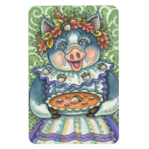 ÍMÃ PIG & ACORN PIE, OBRIGADO FEITO COM AMOR