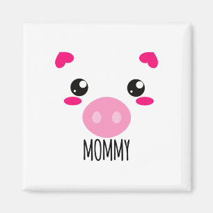 Imã Pig Face Kawaii Halloween Costume Para Mamãe Engra