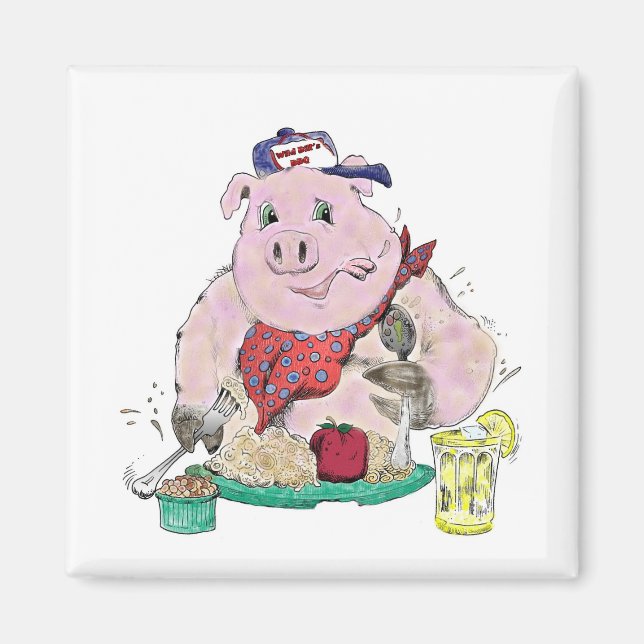 Imã Pig Roast (Frente)