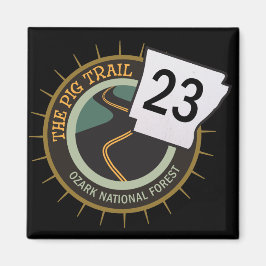 Imã Pig Trail Highway 23 Arkansas Motorcycle Road