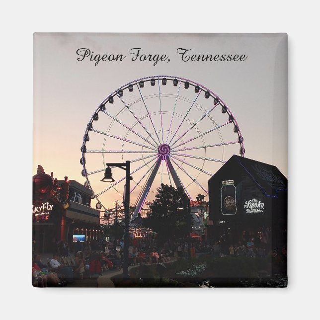 Imã Pigeon Forge Tennessee - O Ímã da Ilha  (Frente)