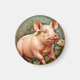 Imã Piglet Coaster