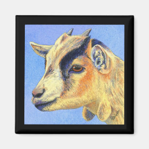 Imã Pigmy Goat Magnet - "Sunny Goat"