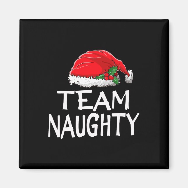 Imã Pijama de Natal Engraçado da Equipe Santa Claus M (Frente)