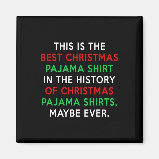 Imã Pijama de Natal Trump - Coisa Engraçada (Frente)