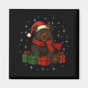 Imã Pijama Natal Urso Engraçado Pj Para Homens Mulhere