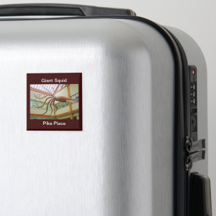 Imã Pike Place Public Market Giant Squid Seattle, WA