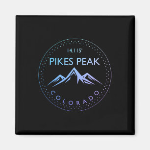 Imã Pikes Peak Colorado Montanhas Rochosas Lembrança d