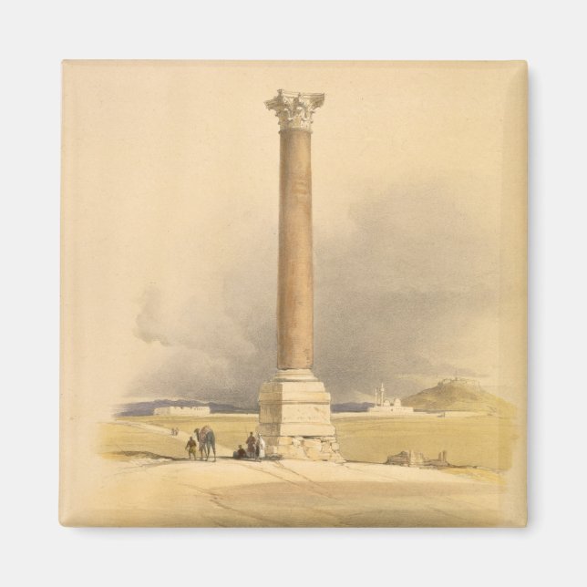Imã Pilar de Pompeia, Alexandria, de "Egito e Nubia" (Frente)