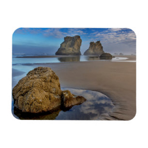 Ímã Pilares de rocha na Praia de Bandon em Bandon, Ore