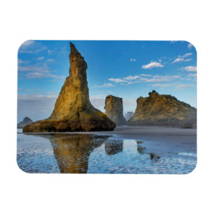 Ímã Pilares de rocha no Bandon Beach em Bandon, Oregon