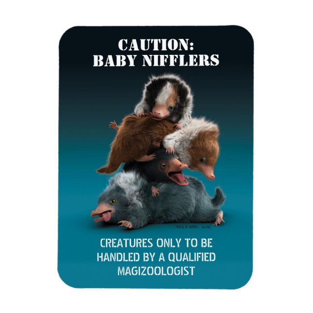 Ímã Pilha Baby NIFFLER™ (Vertical)