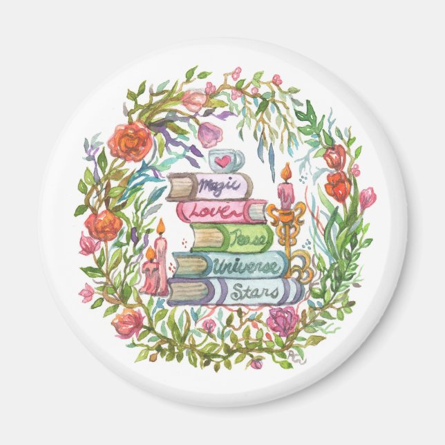 Imã Pilha de Livros (Frente)